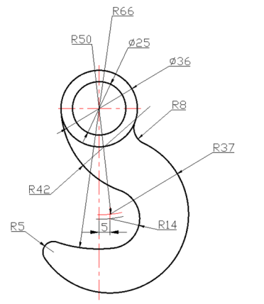 2024年秋江苏开放大学工程制图与CAD△作业1答案