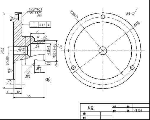 2024年秋江苏开放大学工程制图与CAD△综合大作业答案